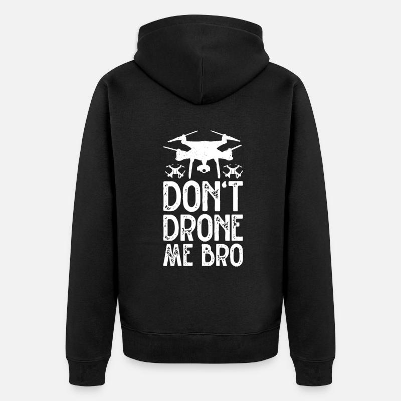 Drone - Veste à capuche bio Premium Unisexe - noir