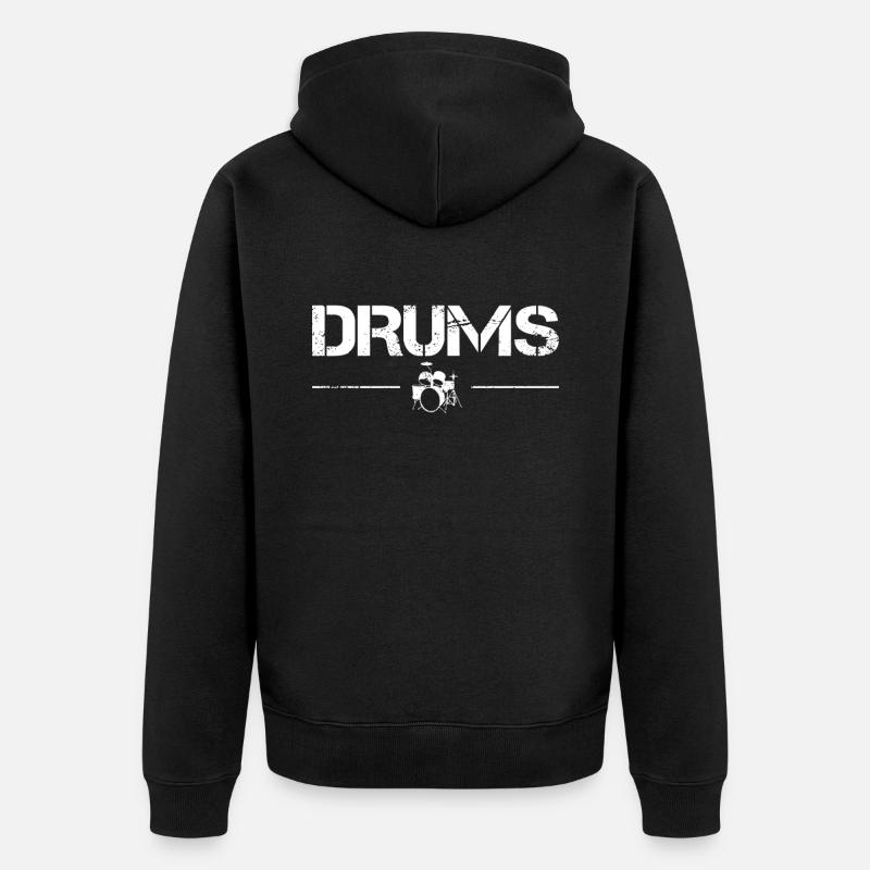 Percussion - Veste à capuche bio Premium Unisexe - noir