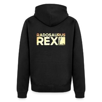 Radiology Radiologist Radiology Technician - Unisex Premium Organic Zip Hoodie - black - Back - Nico (187cm)