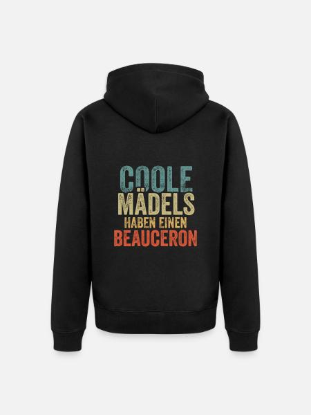 Beauceron - Unisex Premium Bio Zip Hoodie - Schwarz