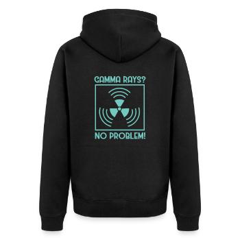 Centrale nucléaire Énergie nucléaire Energies renouvelables - Veste à capuche bio Premium Unisexe - noir - Dos - Nico (187cm)