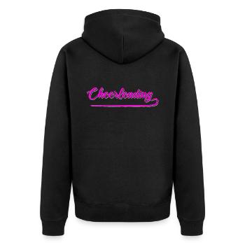 Cheerleading - Veste à capuche bio Premium Unisexe - noir - Dos - Nico (187cm)