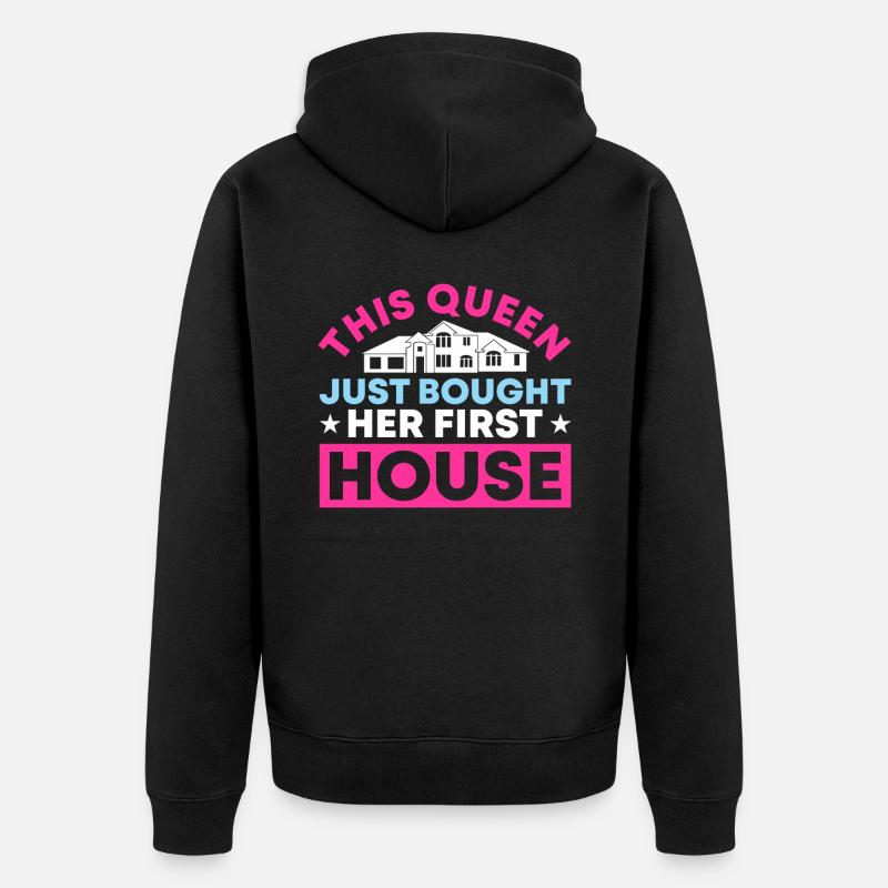 Queen a acheté propriétaire propriétaire - Veste à capuche bio Premium Unisexe - noir