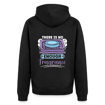 Soapmaking There Is No Enough Soaper Soap Maker - Unisex Premium Organic Zip Hoodie - black - Back - Nico (187cm)