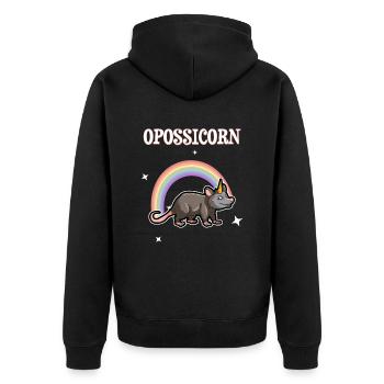 Conception d’opossum pour les amateurs d’opossum et d’opossum - Veste à capuche bio Premium Unisexe - noir - Dos - Nico (187cm)