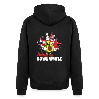 Kids Bowling drôle - Veste à capuche bio Premium Unisexe - noir - Dos - Nico (187cm)