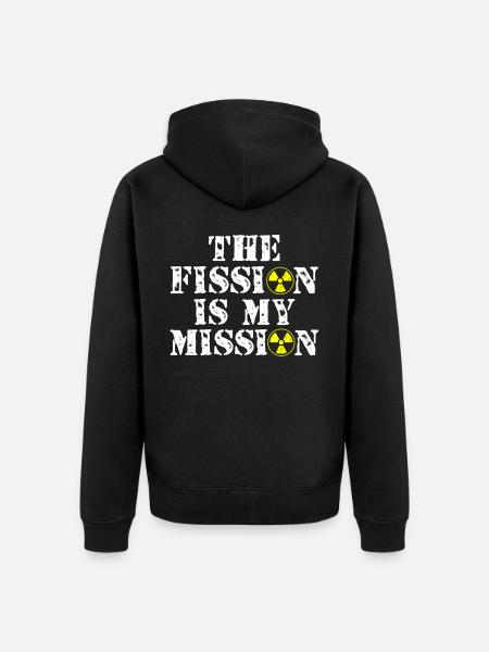 Nuclear Engineer, Nuclear Science, Science - Unisex Premium Organic Zip Hoodie - black