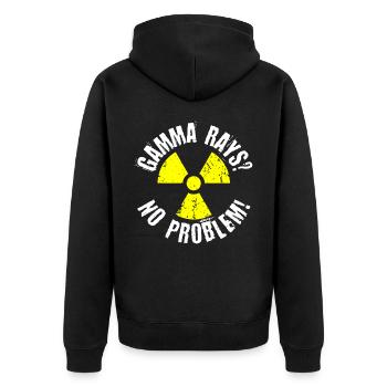 Ingénieur nucléaire, Sciences nucléaires, Science - Veste à capuche bio Premium Unisexe - noir - Dos - Nico (187cm)