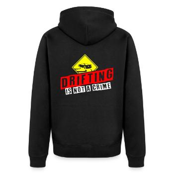 Tuning, sports cars, racing cars - Unisex Premium Organic Zip Hoodie - black - Back - Nico (187cm)