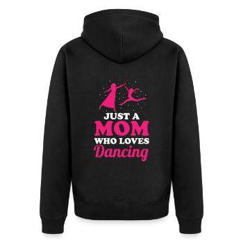 Maman Mère Danse Mère - Veste à capuche bio Premium Unisexe - noir - Dos - Nico (187cm)