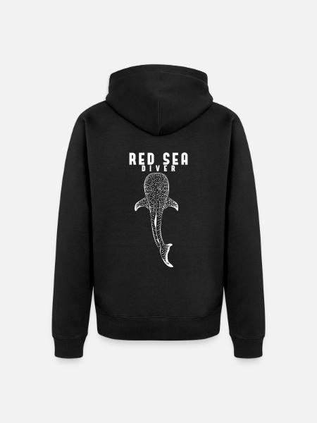 Plongée Whale Shark Egypte Holiday Scuba - Veste à capuche bio Premium Unisexe - noir