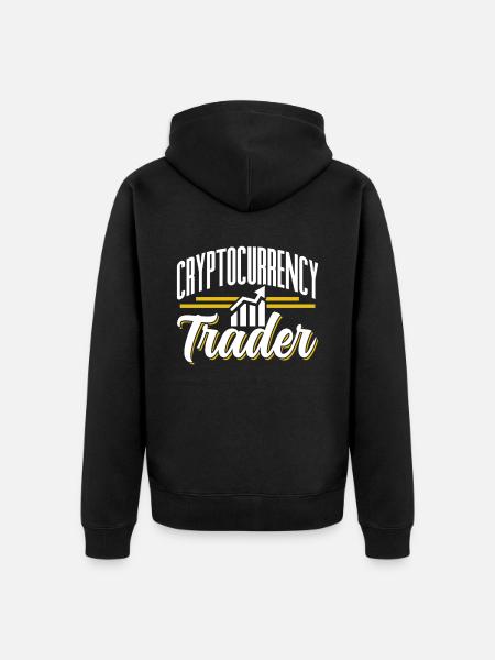Cryptocurrency Trader Crypto Crypto Trader - Unisex Premium Organic Zip Hoodie - black