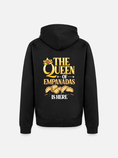 Empanada Argentina Dumpling Spain - Unisex Premium Organic Zip Hoodie - black