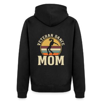 Maman Mère Danse Mère - Veste à capuche bio Premium Unisexe - noir - Dos - Nico (187cm)