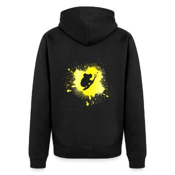 Koala - Veste à capuche bio Premium Unisexe - noir - Dos - Nico (187cm)