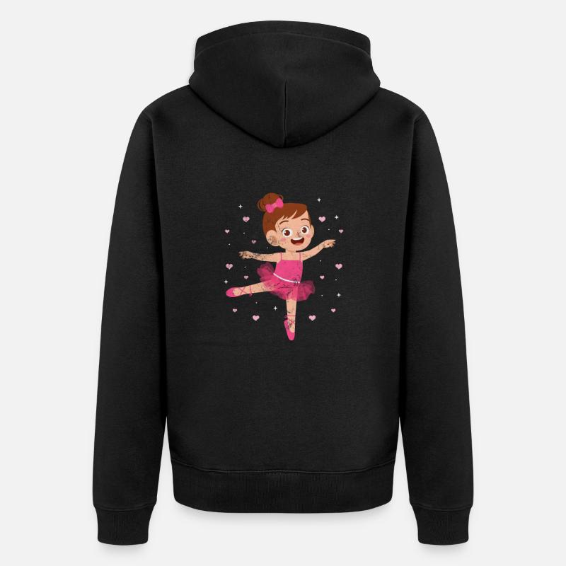 Ballet - Veste à capuche bio Premium Unisexe - noir