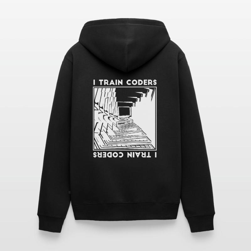 Developer Coder Programmer Calculator Unisex Premium Organic Zip Hoodie