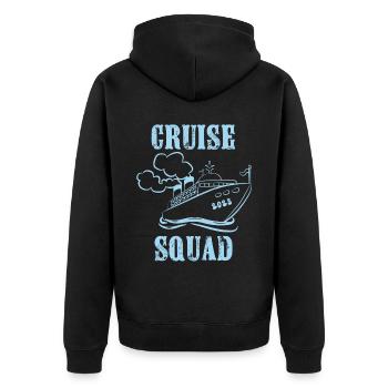Maillot Family Cruise Squad 2023, groupe assorti - Veste à capuche bio Premium Unisexe - noir - Dos - Nico (187cm)