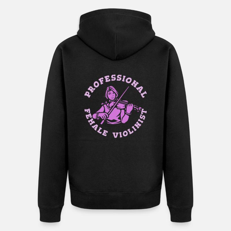 Violon Violon - Veste à capuche bio Premium Unisexe - noir