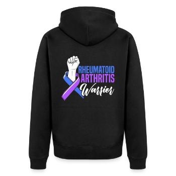 Red Hot Chili Flavor Mexican Spice Spicy Food - Unisex Premium Organic Zip Hoodie - black - Back - Nico (187cm)