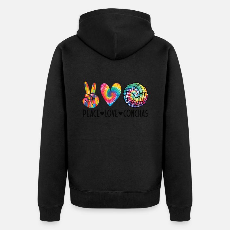 Conchas Pan dulce Latina Espagnol - Veste à capuche bio Premium Unisexe - noir