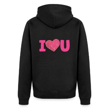 Conchas Pan dulce Latina Espagnol - Veste à capuche bio Premium Unisexe - noir - Dos - Nico (187cm)