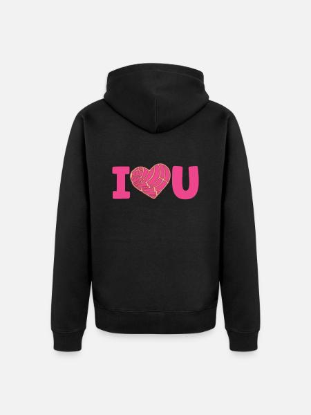 Conchas Pan dulce Latina Espagnol - Veste à capuche bio Premium Unisexe - noir