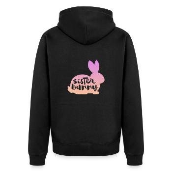 Soeur - Veste à capuche bio Premium Unisexe - noir - Dos - Nico (187cm)