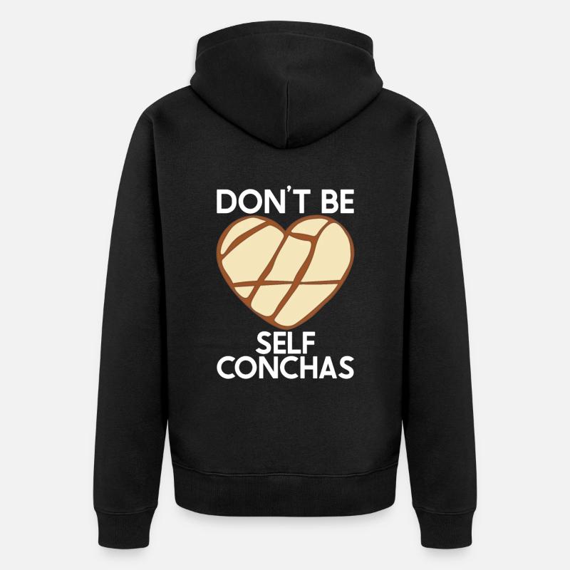 Conchas Pan Dulce Latina Spanisch - Unisex Premium Bio Zip Hoodie - Schwarz