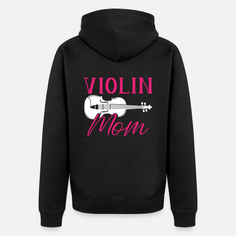Violon Mama - Veste à capuche bio Premium Unisexe - noir
