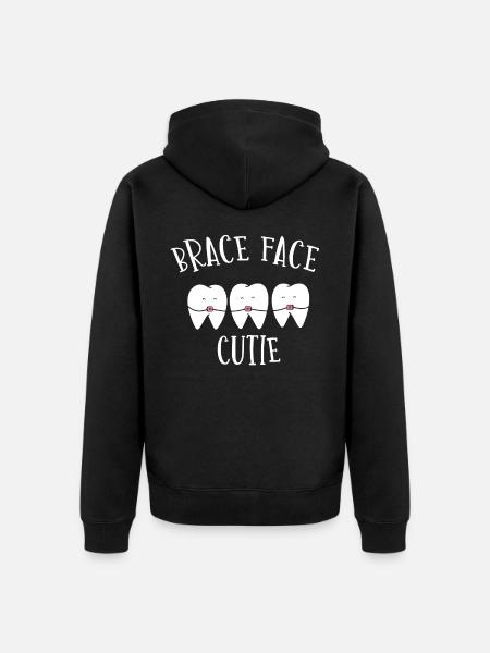 Orthodontists, dentists, dental services - Unisex Premium Organic Zip Hoodie - black