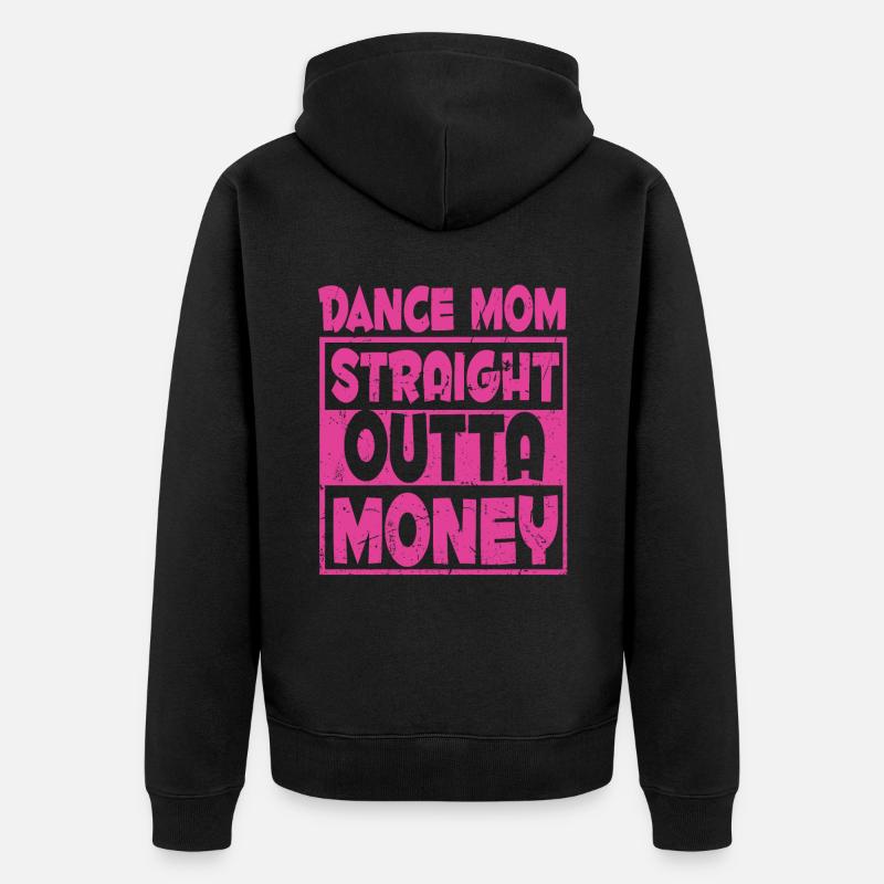 Maman Mère Mère Danse Mère - Veste à capuche bio Premium Unisexe - noir