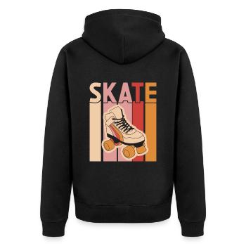 Patins - Veste à capuche bio Premium Unisexe - noir - Dos - Nico (187cm)