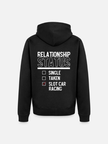 Slotcar-Rennen - Unisex Premium Bio Zip Hoodie - Schwarz