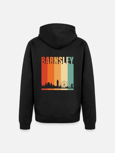 Barnsley - Unisex Premium Organic Zip Hoodie - black