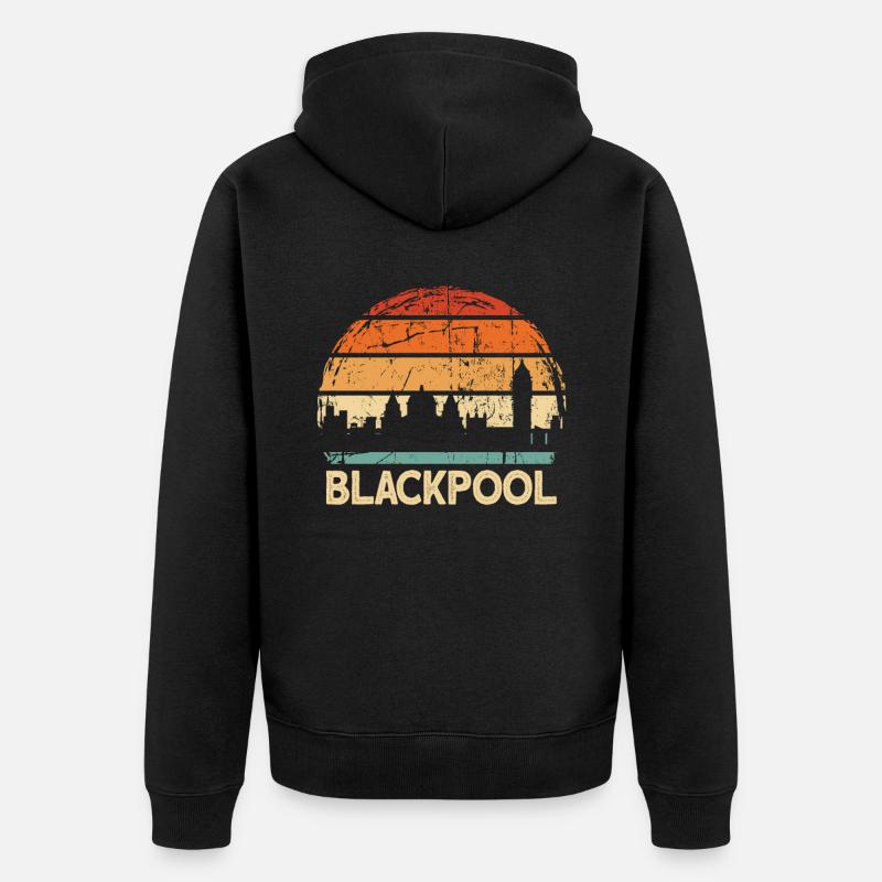 Blackpool - Veste à capuche bio Premium Unisexe - noir
