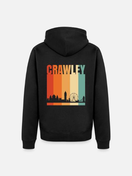 Crawley - Veste à capuche bio Premium Unisexe - noir