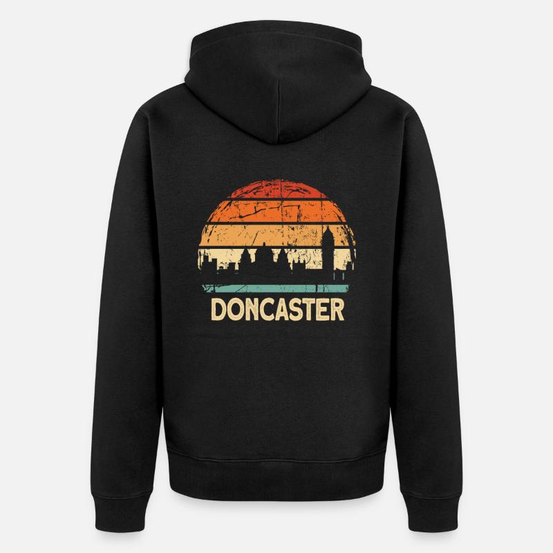 Doncaster - Veste à capuche bio Premium Unisexe - noir