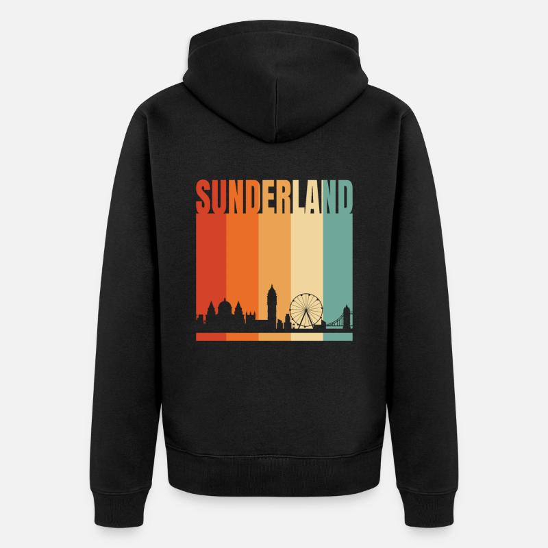 Sunderland - Veste à capuche bio Premium Unisexe - noir