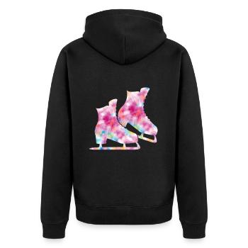 Patinage - Veste à capuche bio Premium Unisexe - noir - Dos - Nico (187cm)