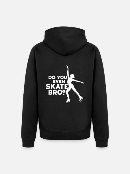 Patinage - Veste à capuche bio Premium Unisexe - noir