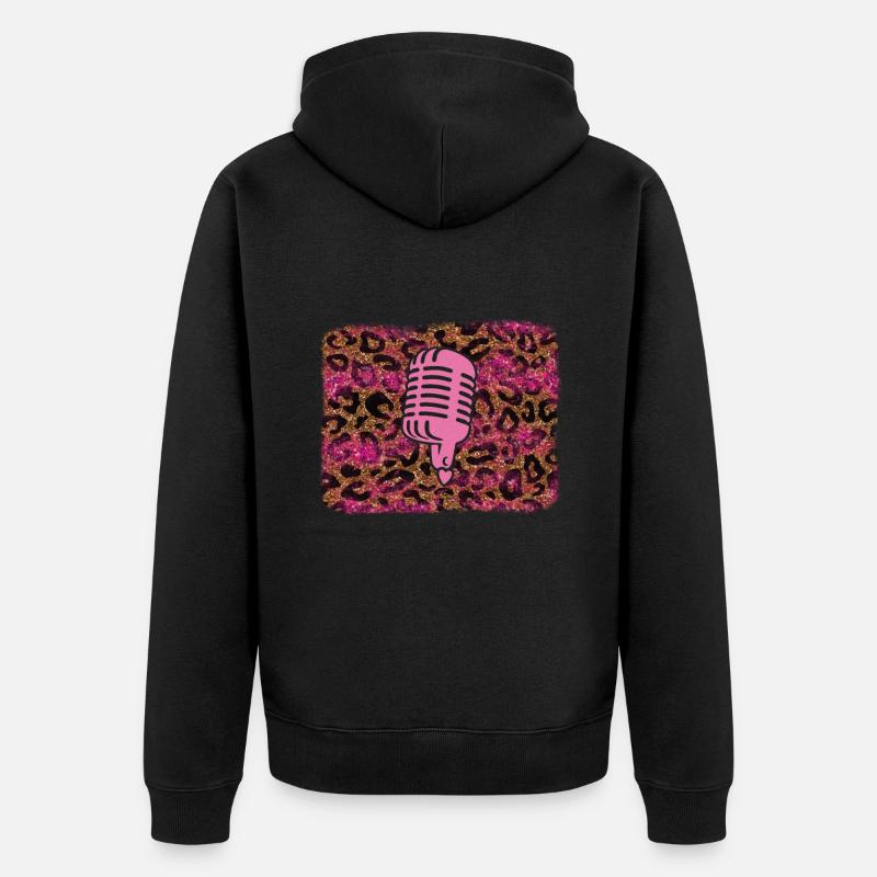 Chanter - Veste à capuche bio Premium Unisexe - noir