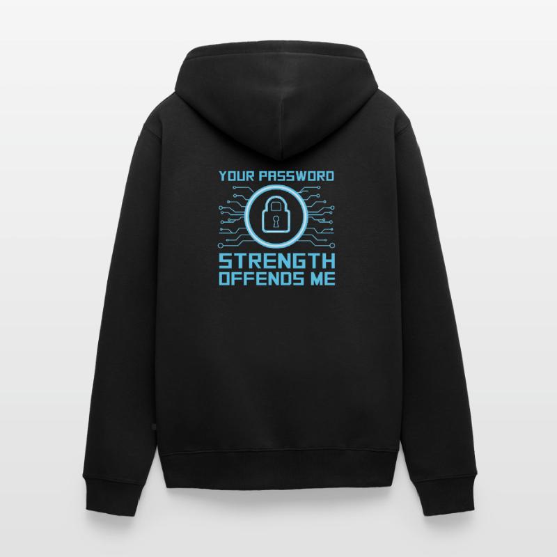 Hacker Programmer Developer Computer Science Unisex Premium Organic Zip Hoodie