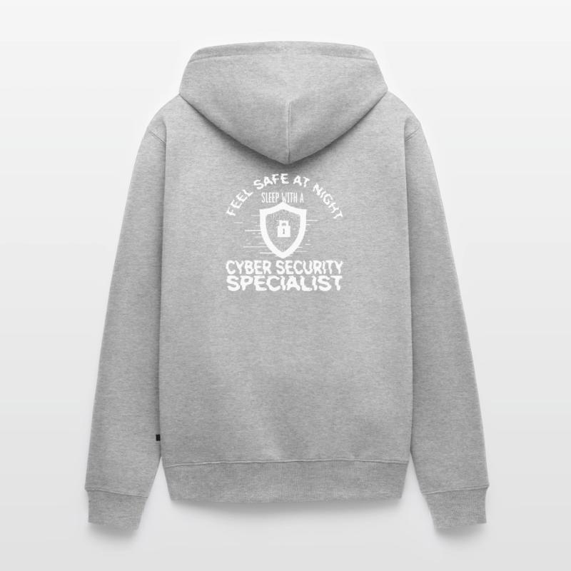 Hacker Programmer Developer Computer Science Unisex Premium Organic Zip Hoodie
