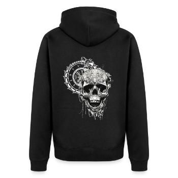 Vikings Rune nordique Vikings Valhalla Vikings - Veste à capuche bio Premium Unisexe - noir - Dos - Nico (187cm)