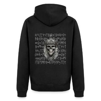 Vikings Rune nordique Vikings Valhalla Vikings - Veste à capuche bio Premium Unisexe - noir - Dos - Nico (187cm)