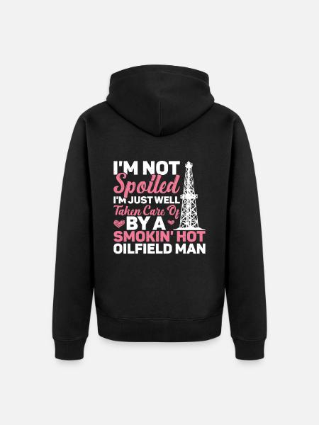 Ölfeld - Unisex Premium Bio Zip Hoodie - Schwarz