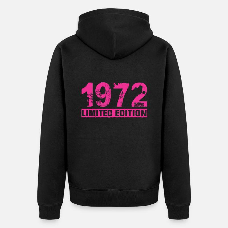 Édition limitée 1972 - Veste à capuche bio Premium Unisexe - noir