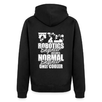 Robotique Ai Robot Drôle - Veste à capuche bio Premium Unisexe - noir - Dos - Nico (187cm)