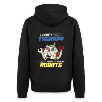 Robotique Ai robot - Veste à capuche bio Premium Unisexe - noir - Dos - Nico (187cm)